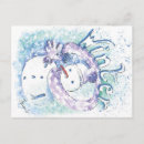 Recherche de de bonhomme neige cartes postales Écharpe