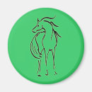 Recherche de dessin de cheval magnets Illustration