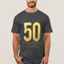 Recherche de wedding anniversary tshirts 50e
