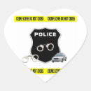 Recherche de cannette de fil autocollants Policiers