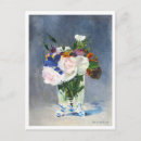 Recherche de peinture de manet cartes postales Fleurs
