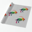 Recherche de fossiles papier cadeau Trex