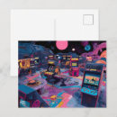 Recherche de rétro futuriste cartes postales Espace
