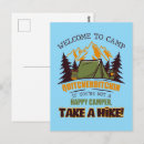 Recherche de camping car cartes postales Randonnée