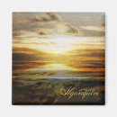 Recherche de nuages de coucher du soleil magnets Ciel