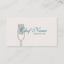 Recherche de chef exécutif cartes visite Nourriture