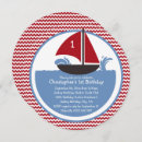 Recherche de chevron 1ans anniversaire invitations Nautique