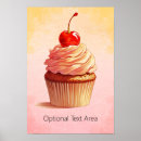 Recherche de cupcake posters Cerise sur le dessus
