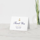 Recherche de nautical mariage remerciements cartes Ancre