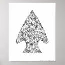 Recherche de pointe de flèche posters Illustration