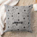 Recherche de maths coussins Noir