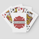 Recherche de pompier jeux de cartes Logo