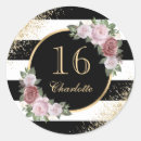 Recherche de nombre autocollants Rose