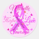 Recherche de courage cancer sein autocollants Espoir