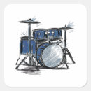 Recherche de percussion autocollants Musicien