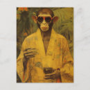 Recherche de singes cartes postales Beau