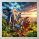Recherche de elephant posters Zèbre