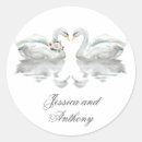 Recherche de cygne blanc autocollants Romantique