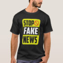 Recherche de fake news tshirts Journalisme