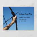 Recherche de tir arc cartes invitations Arc et flèche