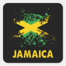 Recherche de drapeau jamaïcain autocollants Racines jamaïcaines