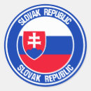 Recherche de la slovaquie autocollants Drapeaux du monde