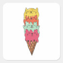 Recherche de crème glacée kawaii autocollants Été