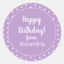 Recherche de motif simple simple autocollants Anniversaire heureux