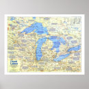 Recherche de great lakes posters Map