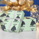 Recherche de gorille papier cadeau Primate