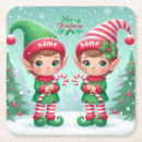 Recherche de elfe dessous de verres Hiver