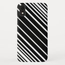 Recherche de rayures diagonales iphone coques Noir