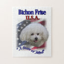 Recherche de frise de bichon puzzles Chiens