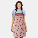 Recherche de motif de cerise tabliers Rose
