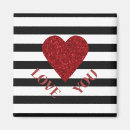 Recherche de rouge et blanc mariage magnets Coeur