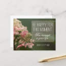 Recherche de vie heureuse cartes postales Fleur