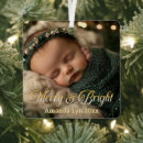 Recherche de bébé vintage ornements Joyeux noël