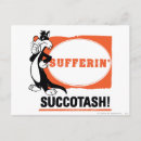 Recherche de sylvester cartes postales Looney tunes cat