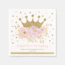 Recherche de crown serviettes Rose et or