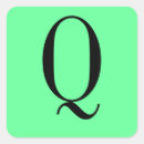 Recherche de q autocollants Lettres