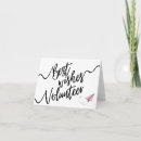 Recherche de volontaires vœux cartes Typographie