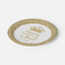 Recherche de prince assiettes en papier Anniversaire