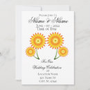 Recherche de fleurs annuelles invitations Tournesol