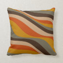 Recherche de orange et crème coussins Tons terre