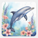Recherche de peinture de dauphin autocollants Mer