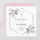 Recherche de floral confirmation invitations Catholique
