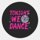 Recherche de danseurs disco autocollants Fond de danse