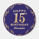 Recherche de quinze magnets Fête d'anniversaire