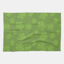 Recherche de motif tortue cuisine linges Vert