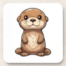 Recherche de loutre dessous de verres Animal
